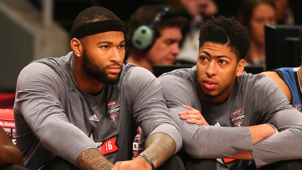 DeMarcus Cousins and Anthony Davis, Elsa/Getty Images DeMarcus Cousins and Anthony Davis