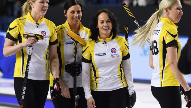 Team Manitoba at Scotties Tournament of Hearts