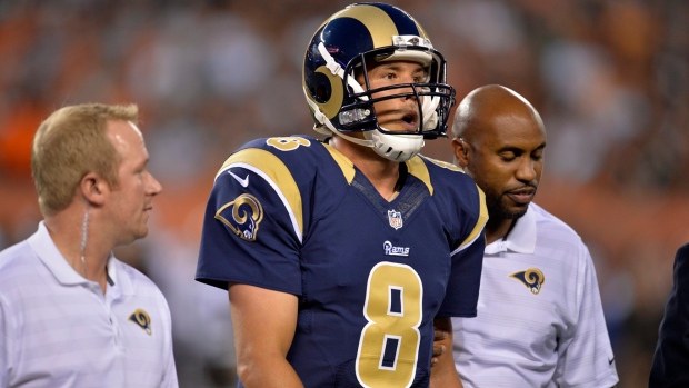 Reports: Rams QB Sam Bradford tears left ACL again, out for season Article Image 0