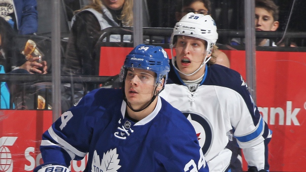Auston Matthews and Patrik Laine, Claus Andersen/Getty Images Auston Matthews and Patrik Laine