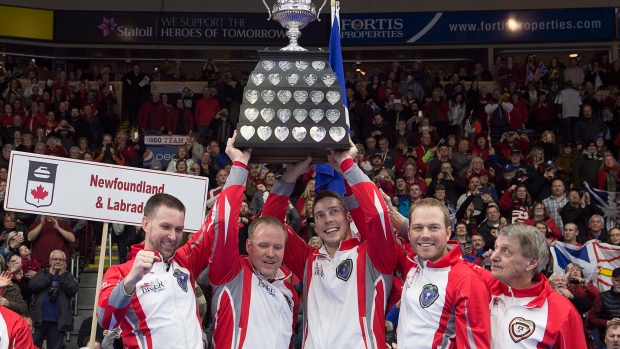 Team Gushue wins Brier, The Canadian Press Team Gushue wins Brier