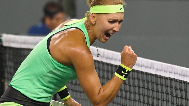 Elena Vesnina, The Canadian Press Elena Vesnina
