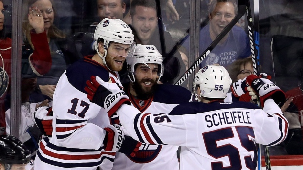 Winnipeg Jets celebrate