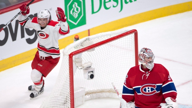 Derek Ryan celebrates, The Canadian Press Derek Ryan celebrates