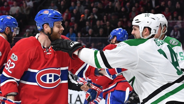 Steve Ott and Jamie Benn , Francois Lacasse/National Hockey League/Getty Images Steve Ott and Jamie Benn