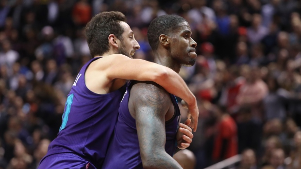 Marvin Williams and Marco Belinelli