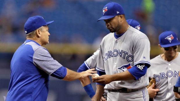 Francisco Liriano and John Gibbons Francisco Liriano and John Gibbons