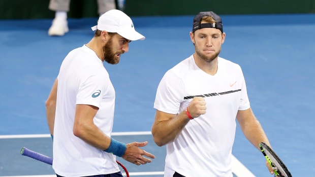 Steve Johnson and Jack Sock, The Canadian Press Steve Johnson and Jack Sock