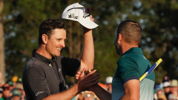 Justin Rose, Sergio Garcia, The Canadian Press Justin Rose, Sergio Garcia