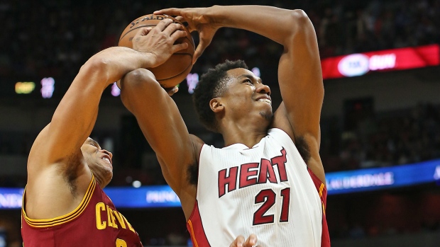 Hassan Whiteside , Miami Herald/Tribune News Service/Getty Images Hassan Whiteside