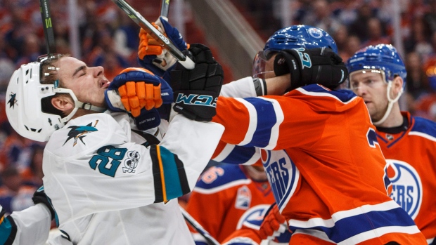 Timo Meier and Darnell Nurse , The Canadian Press Timo Meier and Darnell Nurse