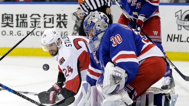 Henrik Lundqvist and Viktor Stalberg