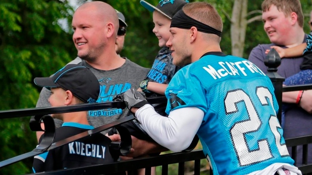 Panthers say rookie RB McCaffrey's NFL bloodline 'huge' edge Article Image 0