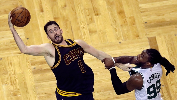 Kevin Love and Jae Crowder, The Canadian Press Kevin Love and Jae Crowder