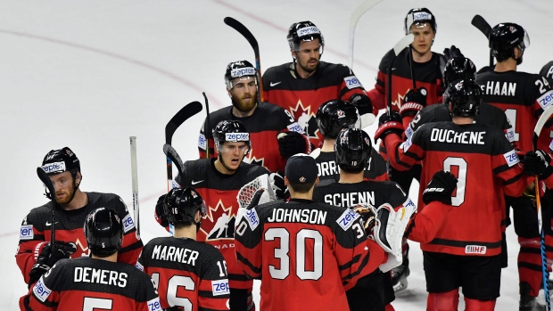 Team Canada Celebrates, The Canadian Press Team Canada Celebrates