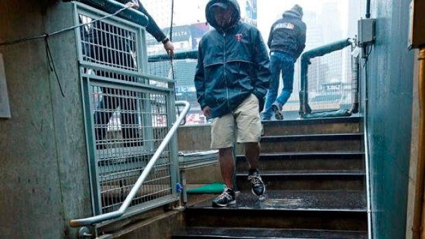 Rain out, The Canadian Press Rain out