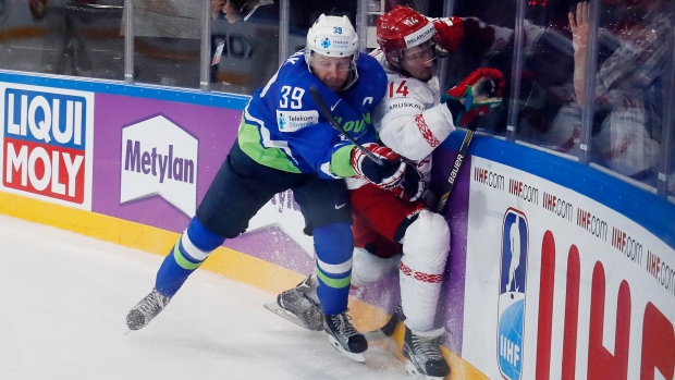 Jan Mursak and Yevgeni Lisovets, THOMAS SAMSON/AFP/Getty Images Jan Mursak and Yevgeni Lisovets