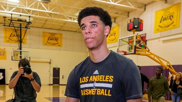 Lonzo Ball , The Canadian Press Lonzo Ball