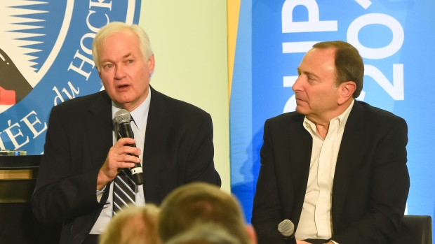Donald Fehr and Gary Bettman, Graig Abel/World Cup of Hockey/Getty Images Donald Fehr and Gary Bettman