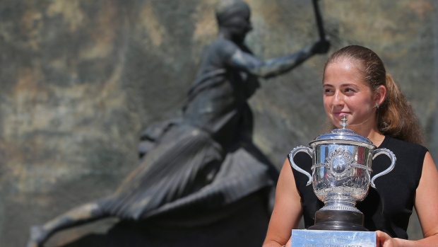 Jelena Ostapenko, The Canadian Press Jelena Ostapenko