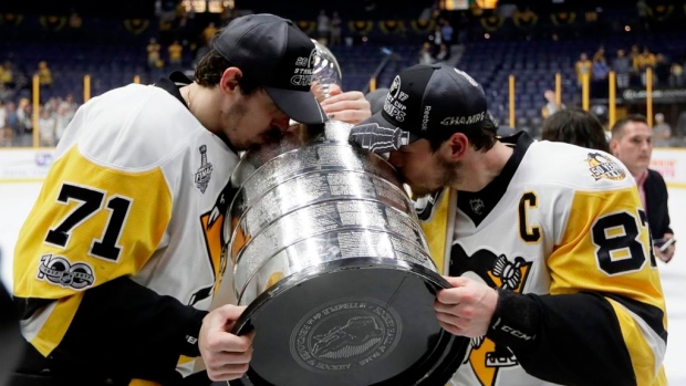 Malkin and Crosby, The Canadian Press Malkin and Crosby