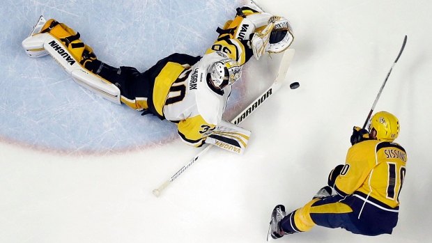 Matt Murray strops Colton Sissons, The Canadian Press Matt Murray strops Colton Sissons