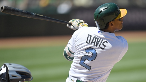 Khris Davis , Thearon W. Henderson/Getty Images Khris Davis