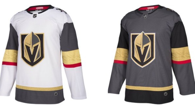 Vegas Golden Knights uniforms