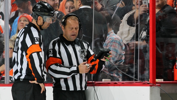 Dan O'Halloran Frederick L'Ecuyer, Len Redkoles/National Hockey League/Getty Images Dan O'Halloran Frederick L'Ecuyer