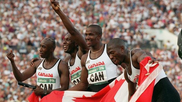 1996 Canada 4 x 100 team