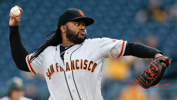 Johnny Cueto, The Canadian Press Johnny Cueto
