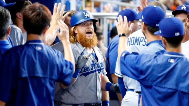 Justin Turner, Dodgers celebrate, The Canadian Press Justin Turner, Dodgers celebrate