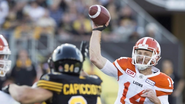 Travis Lulay, The Canadian Press Travis Lulay