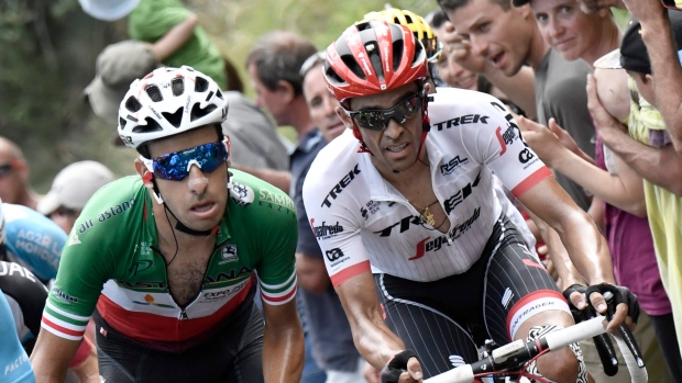 Fabio Aru Alberto Contador, The Canadian Press Fabio Aru Alberto Contador