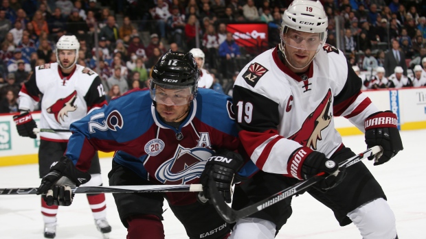 Iginla, Doan, Michael Martin/National Hockey League/Getty Images Iginla, Doan