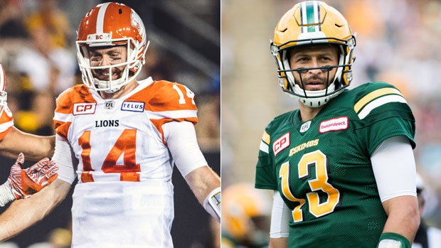 Travis Lulay and Mike Reilly
