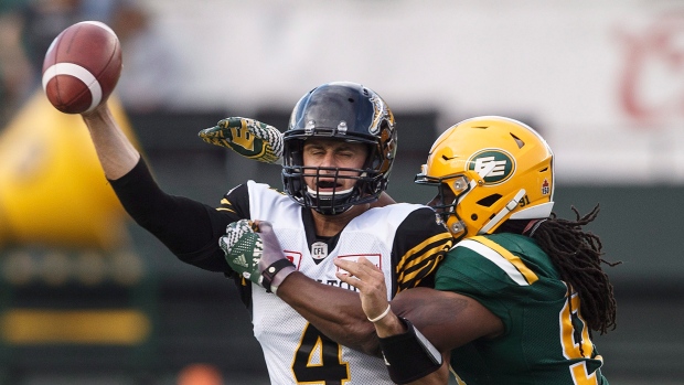 Zach Collaros, The Canadian Press Zach Collaros