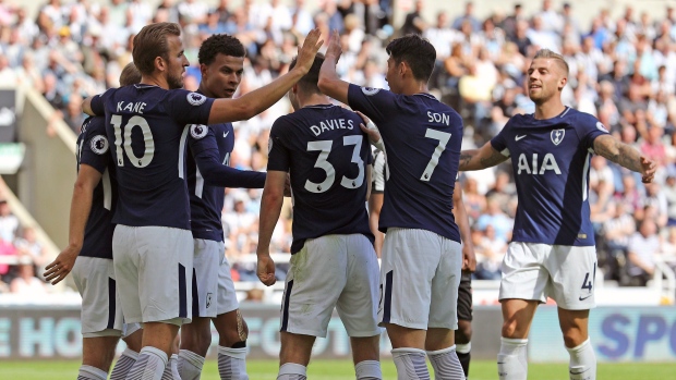 Tottenham Hotspur celebrates