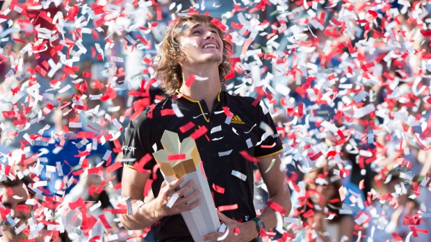 Alexander Zverev, The Canadian Press Alexander Zverev