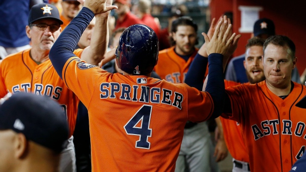 George Springer, The Canadian Press George Springer