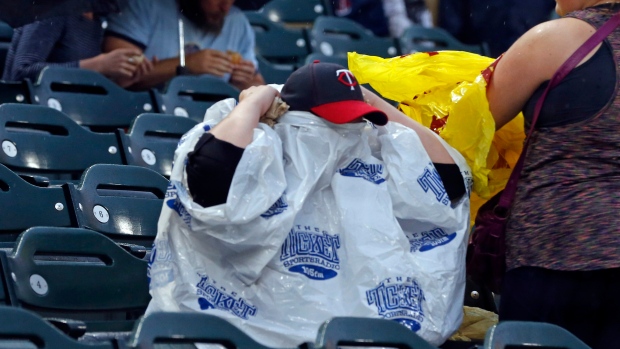 Twins rain out, The Canadian Press Twins rain out