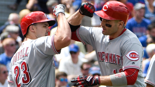 Joey Votto Adam Duvall, The Canadian Press Joey Votto Adam Duvall