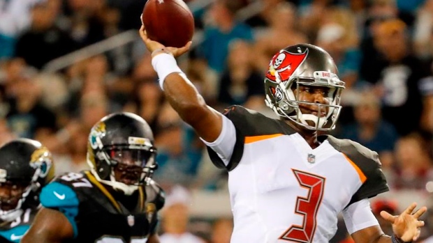 Jameis Winston and Malik Jackson, The Canadian Press Jameis Winston and Malik Jackson