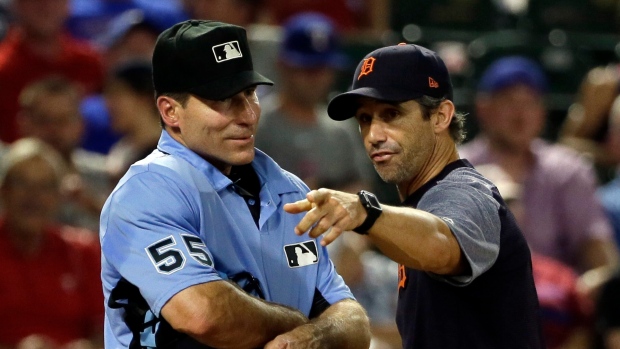 Angel Hernandez, Brad Ausmus , The Canadian Press Angel Hernandez, Brad Ausmus