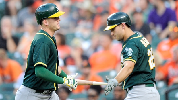 Ryon Healy, Greg Fiume/Getty Images Ryon Healy