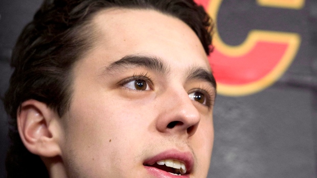 With camp just around the corner, 'Johnny Hockey' turning heads with the Flames Article Image 0
