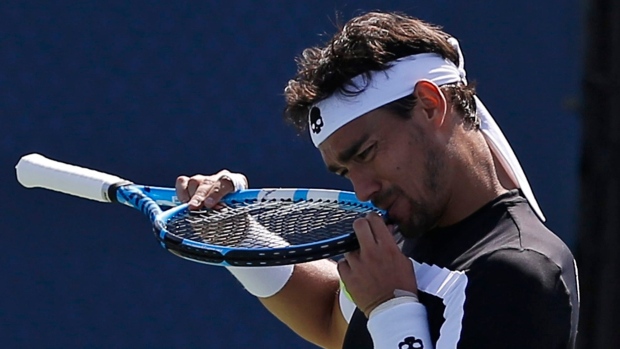 Fabio Fognini, The Canadian Press Fabio Fognini