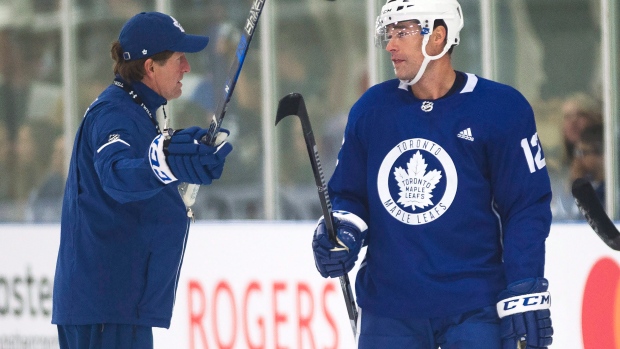 Mike Babcock and Patrick Marleau