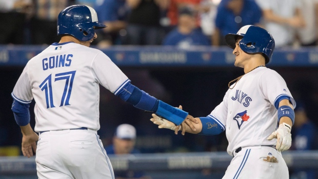 Ryan Goins Darwin Barney, The Canadian Press Ryan Goins Darwin Barney