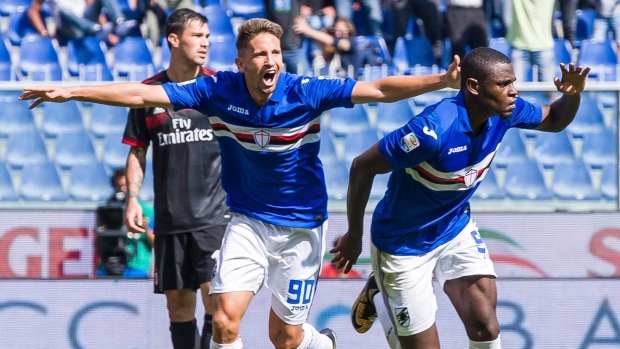 Duvan Zapata and Gaston Ramirez